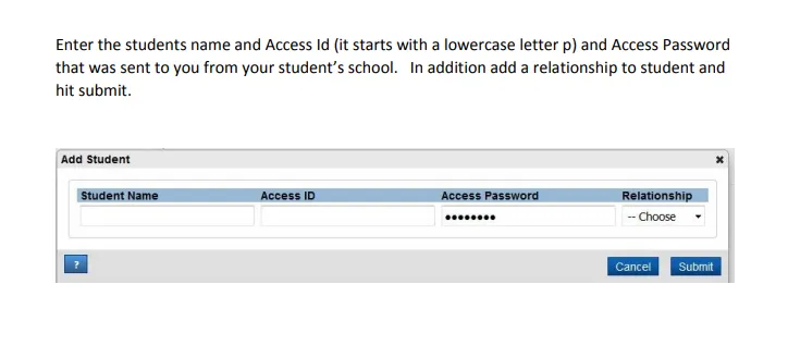 How do I add a second student to my account? Powerschool Parent Portal